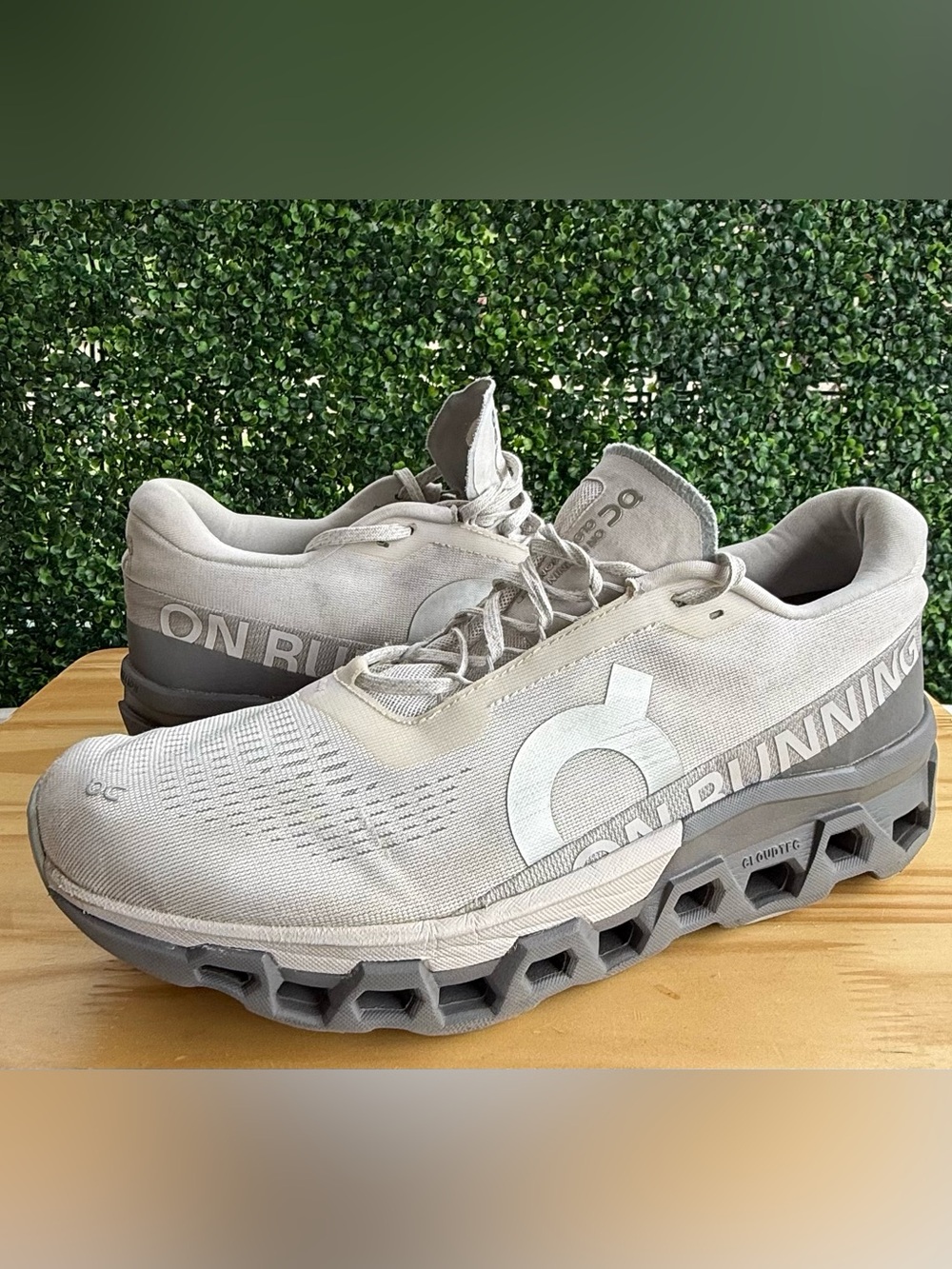 On Cloudmonster 2 Frost Rock Men’s Size 12 Running Shoes Gray 3ME10122564